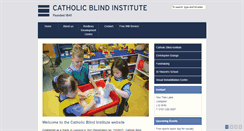 Desktop Screenshot of catholicblindinstitute.org